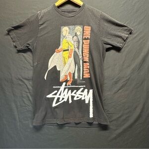Saitama One Punch Man Custom Stussy Shirt Kids Small.